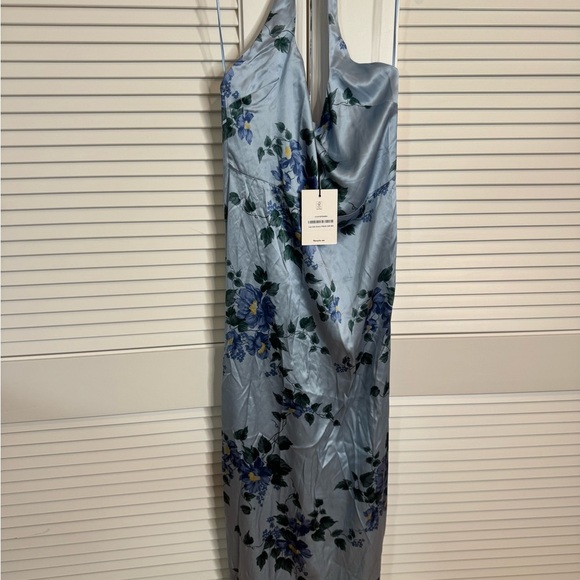 Reformation Ivan Silk Fresh Air Maxi Dress Brand New - Picture 11 of 13